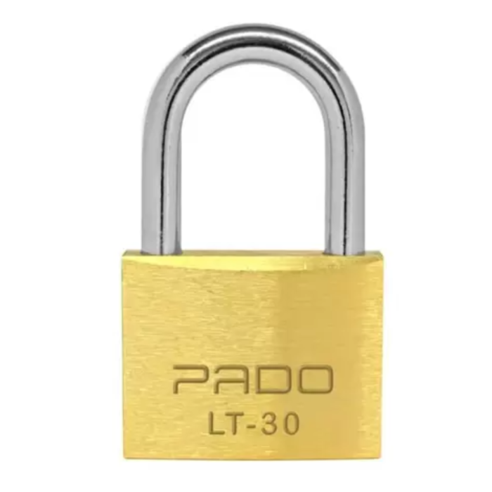 CADEADO DE LATÃO PADO - LT-30 - 2 CHAVES