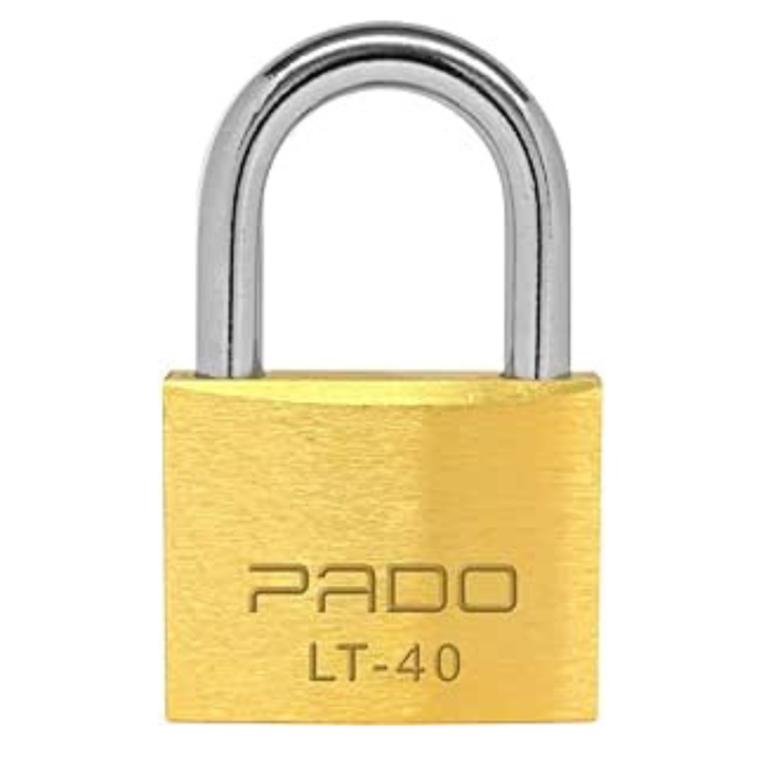 CADEADO DE LATÃO PADO - LT-40 - 2 CHAVES