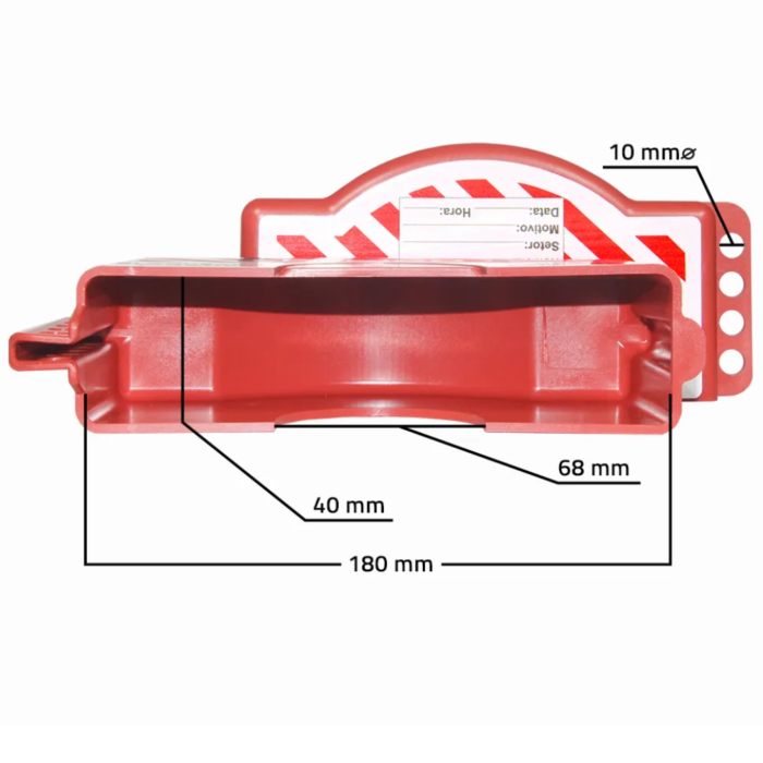 Dispositivo De Bloqueio Para Válvula Gaveta Ajustável - 0,5" - 7" (12,7 A 175MM) - Image 4