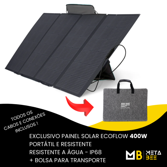 ECOFLOW - DELTA 2 MAX 220V + PAINEL SOLAR 400W - Image 6