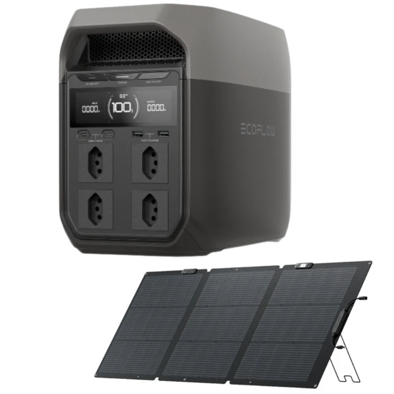 ECOFLOW - DELTA 3 127V + PAINEL SOLAR 160W - *LANÇAMENTO*