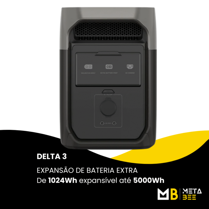 ECOFLOW - DELTA 3 127V + PAINEL SOLAR 160W - *LANÇAMENTO* - Imagem 3