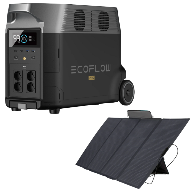 ECOFLOW - DELTA PRO 220V + PAINEL SOLAR 400W