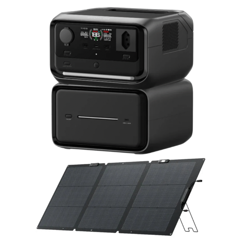 ECOFLOW - RIVER 3 MAX PLUS 127V + PAINEL SOLAR 160W - *LANÇAMENTO*