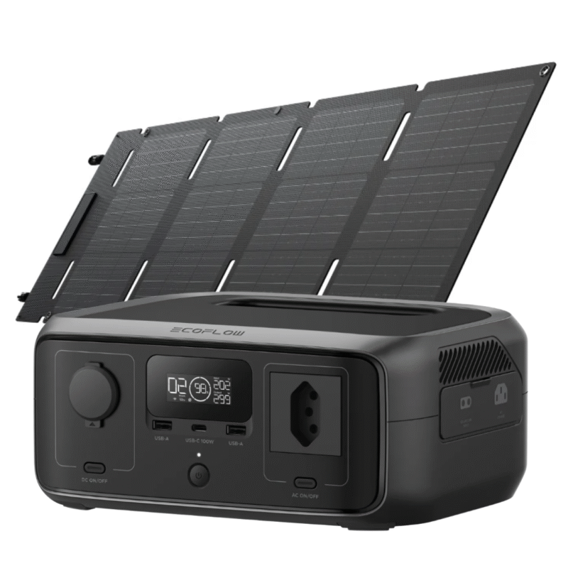 ECOFLOW - RIVER 3 127V + PAINEL SOLAR 45W